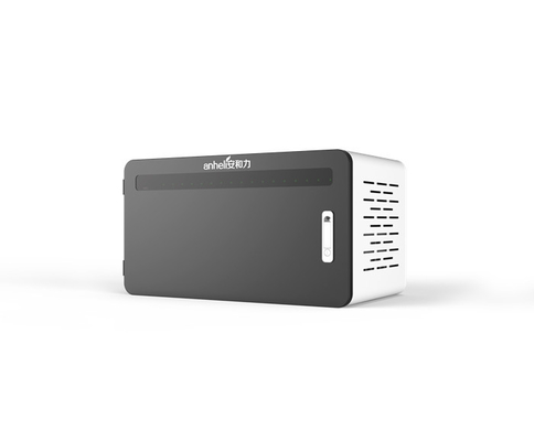 USB-Leistungsquelle Desktop-Typ Ladefach mit verzinktem Blatt und USB-Ports