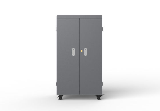 Große Kapazität 100-250V Eingang 5V 2A Ausgang 670x500x1320mm Größe Tablet-Ladeschrank USB Typ Lade-Wagen