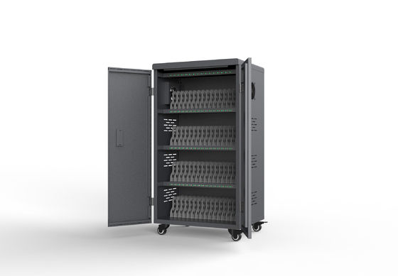 Große Kapazität 100-250V Eingang 5V 2A Ausgang 670x500x1320mm Größe Tablet-Ladeschrank USB Typ Lade-Wagen