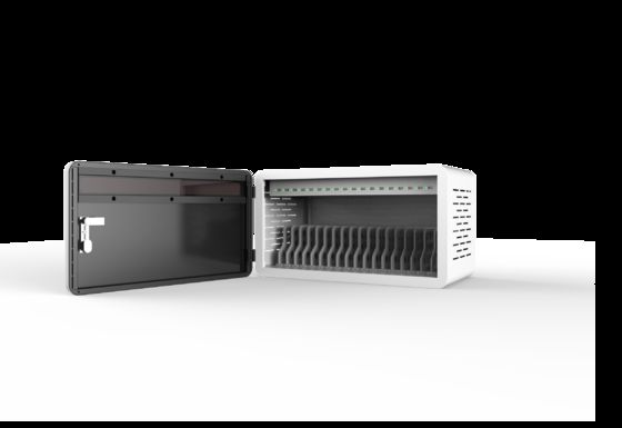 Vormontiertes 18-Ports-iPad-Laderaum mit verriegelbarer Haustür und kompaktem Design