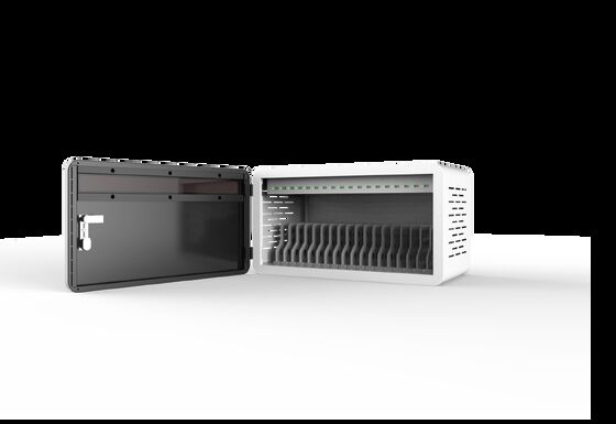 18 USB-Ports Tablet-Ladeschrank mit verzinkter Stahlblechkonstruktion und 8S-Sicherheitsschutzsystem