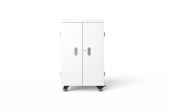 42 Ports iPad Charging Cabinet with Galvanized Sheet and German Medical Standard Wheels