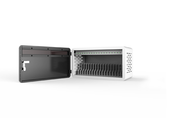 18 Steckplatz USB-Ladestation mit 8S-Sicherheitsschutzsystem und verzinkter Stahlblechkonstruktion